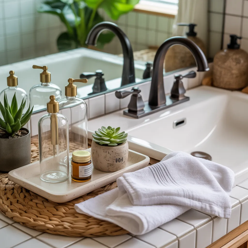bathroom countertop decoration ideas