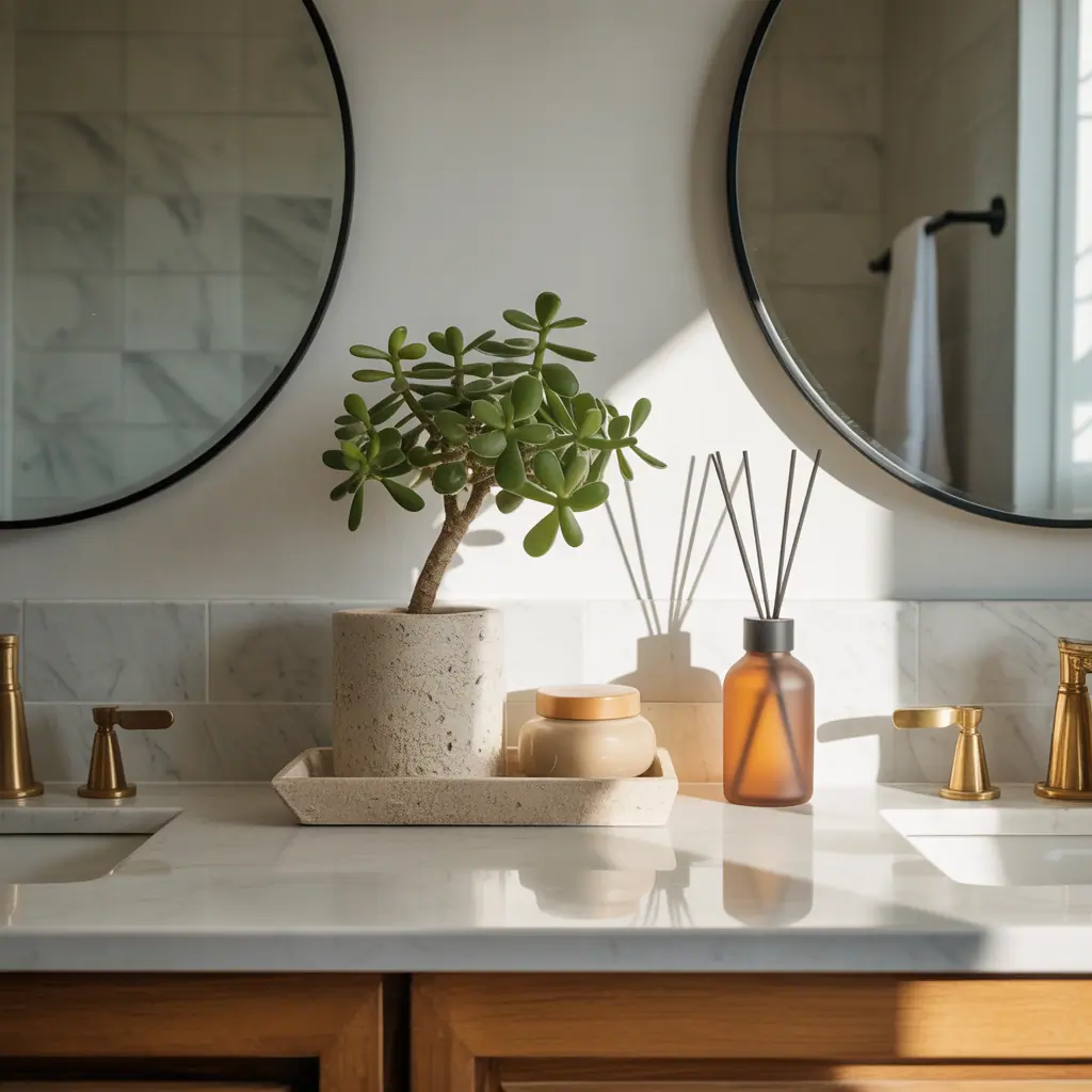 bathroom countertop decoration ideas