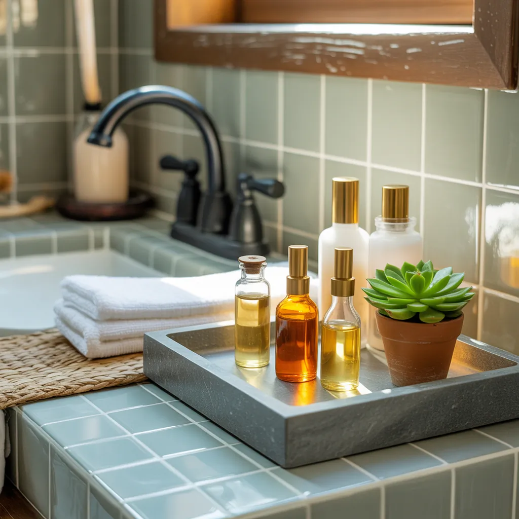 bathroom countertop decoration ideas