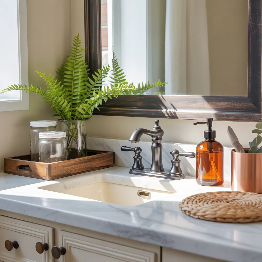 bathroom countertop decoration ideas