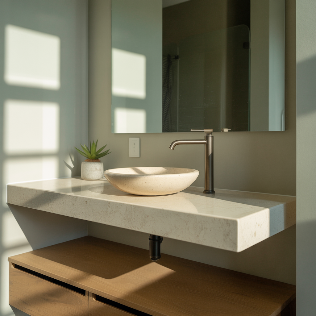 bathroom decor minimal counter ideas