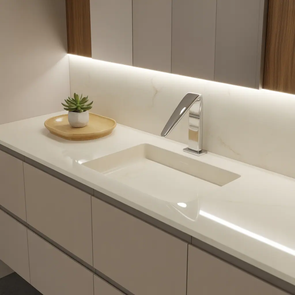 bathroom decor minimal counter ideas