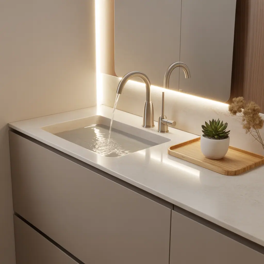 bathroom decor minimal counter ideas