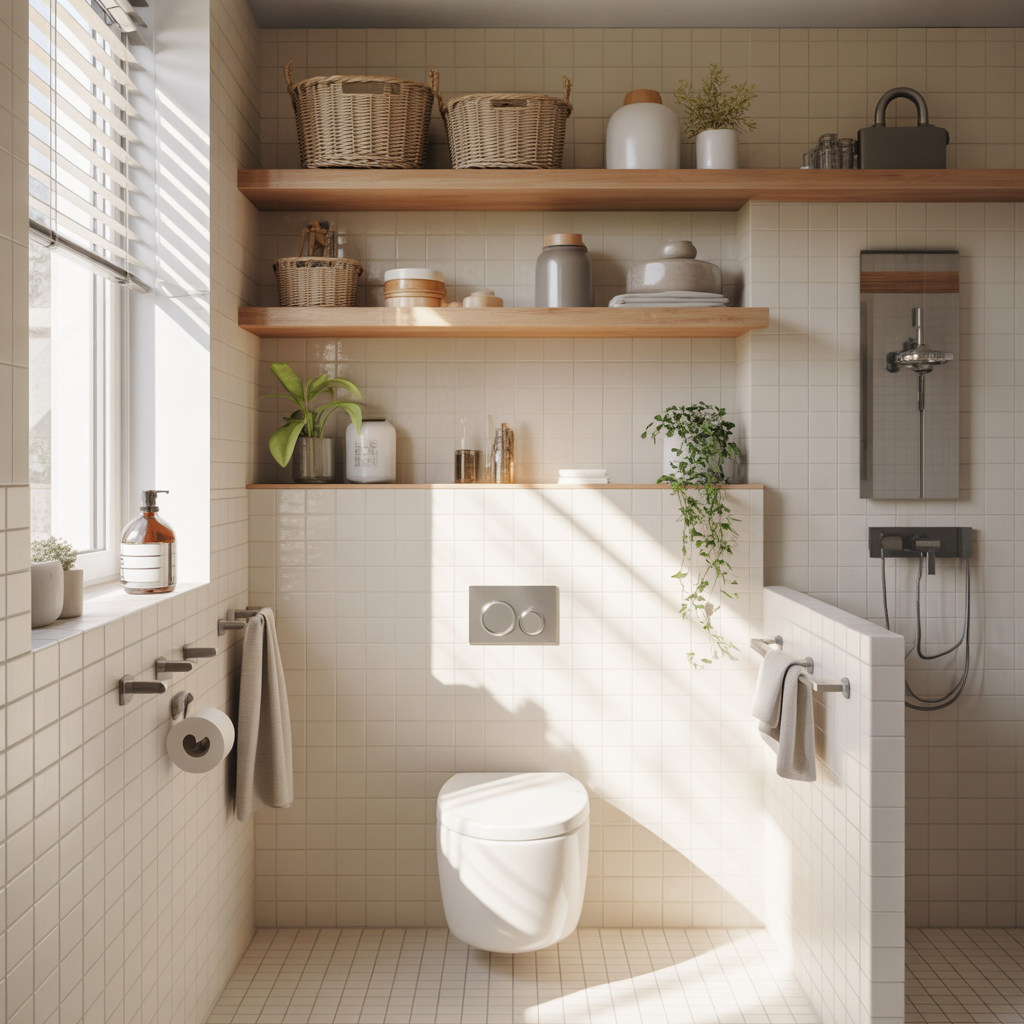 Bathroom Shelves Over Toilet