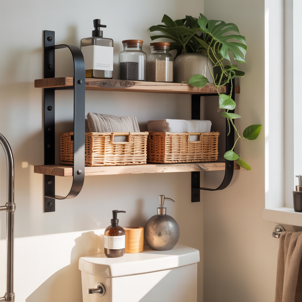 Bathroom Shelves Over Toilet