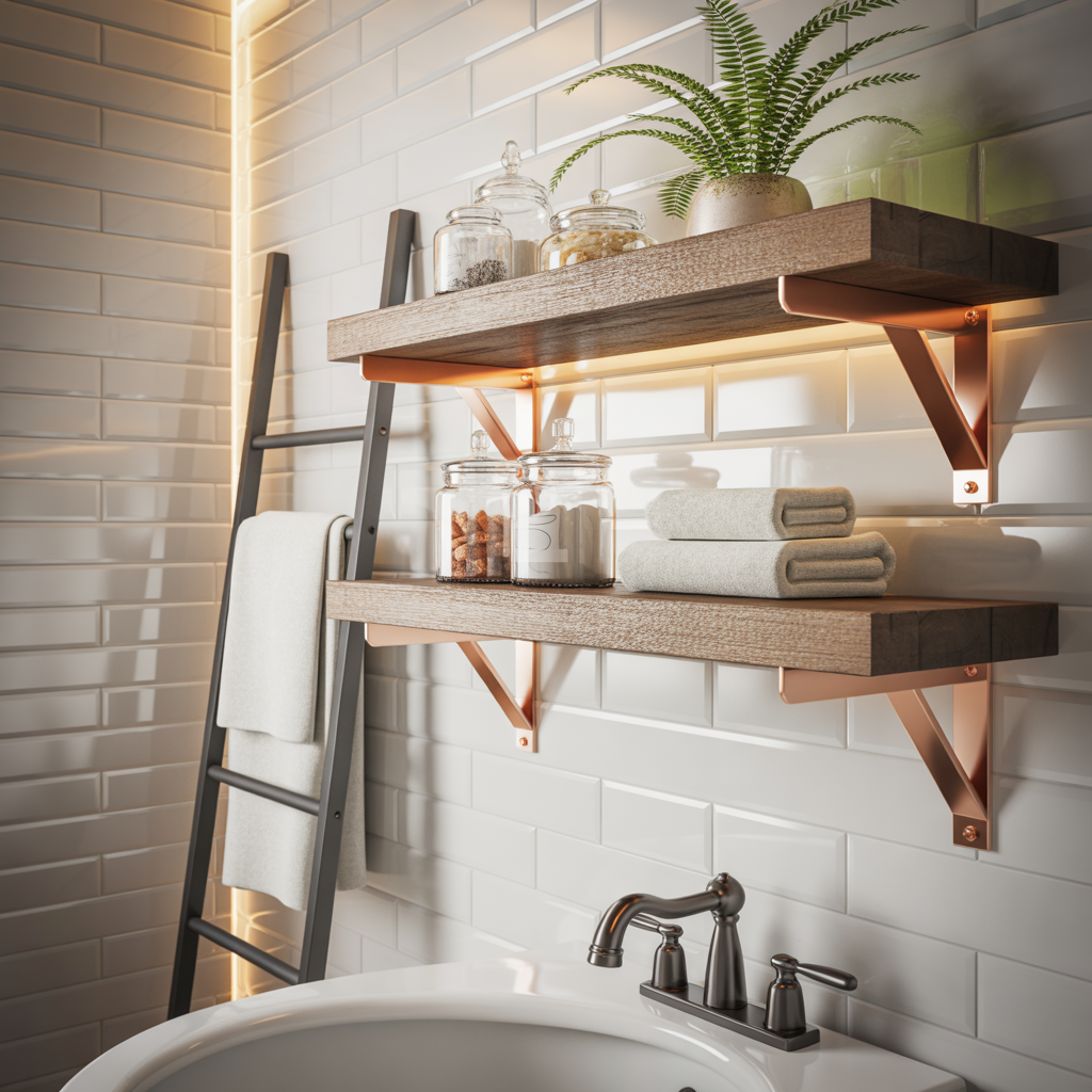 Bathroom Shelves Over Toilet