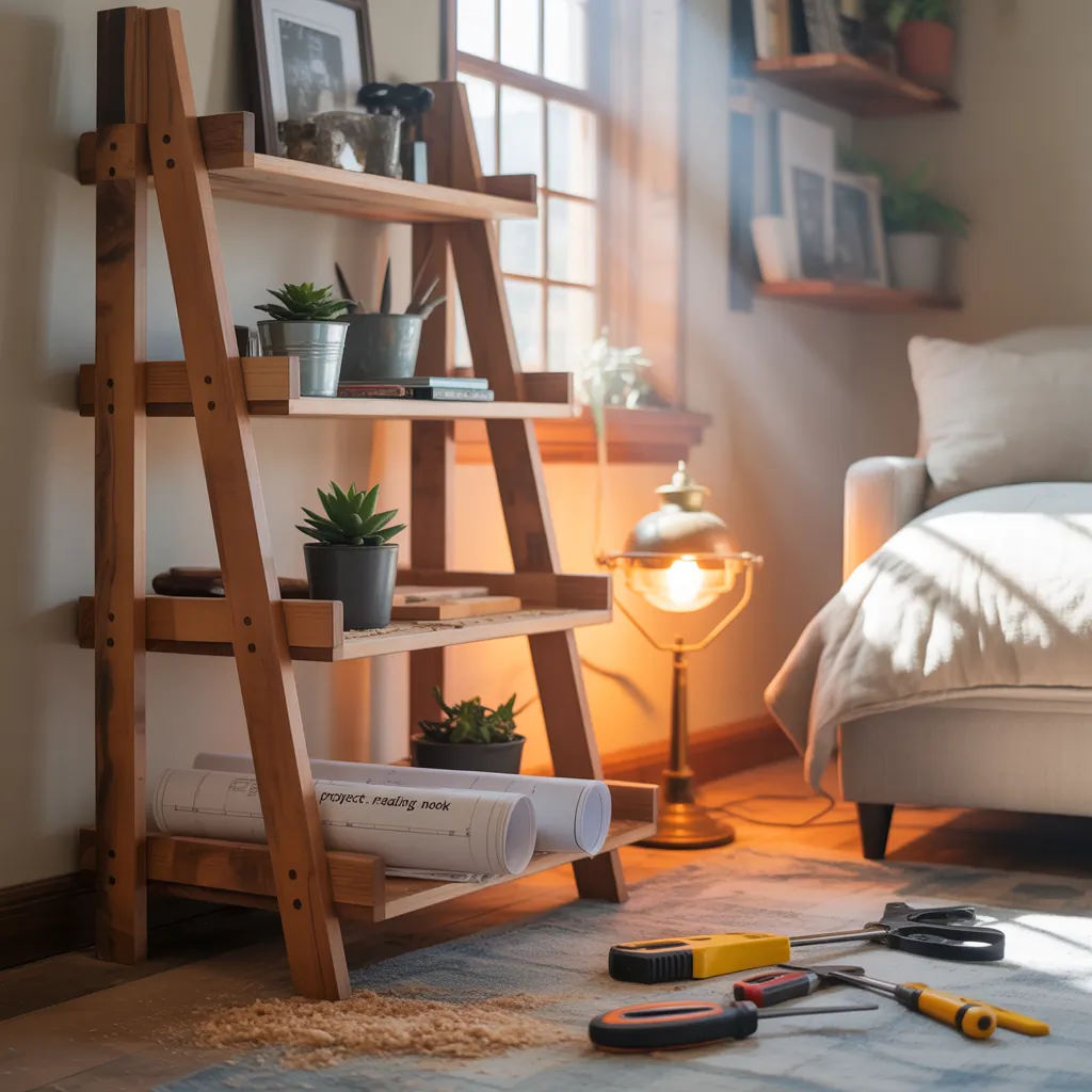 bedroom bookshelf projects