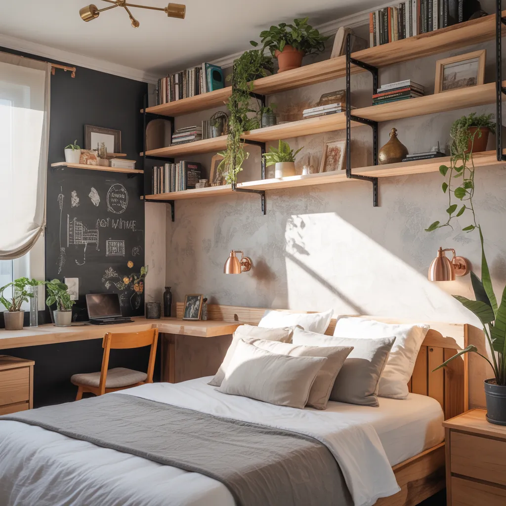 bedroom bookshelf projects
