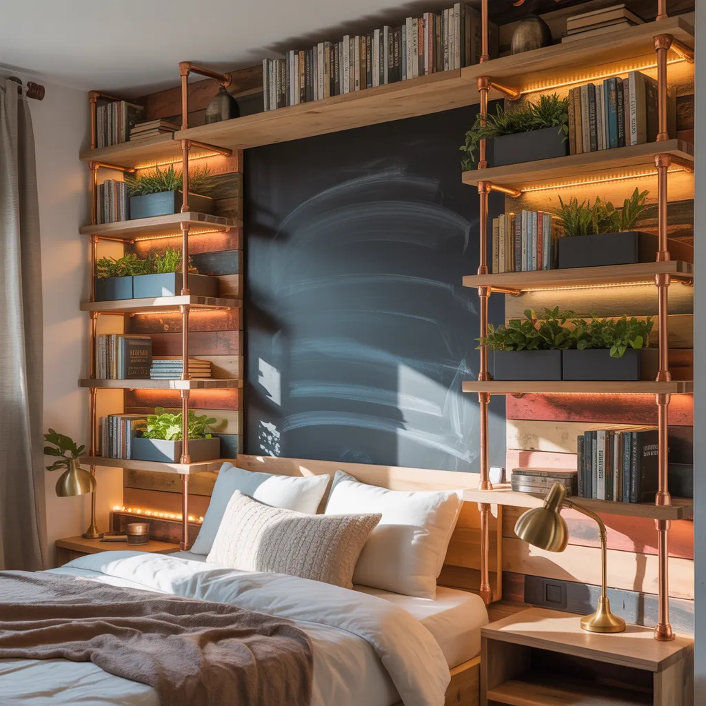 bedroom bookshelf projects