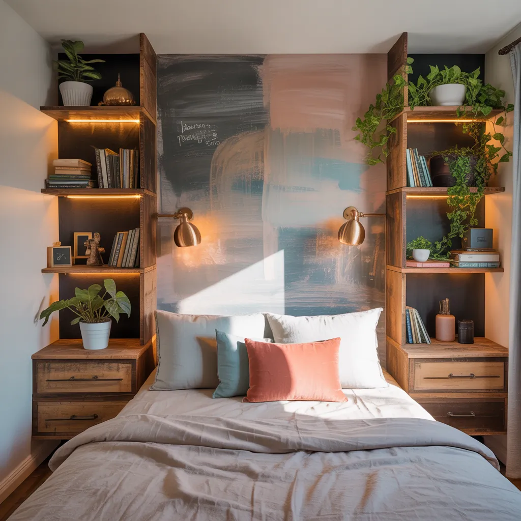 bedroom bookshelf projects
