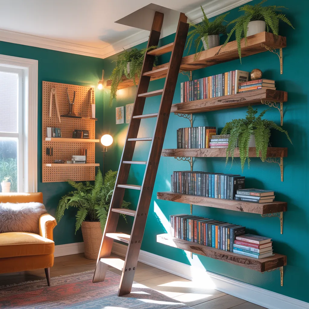 bedroom bookshelf projects