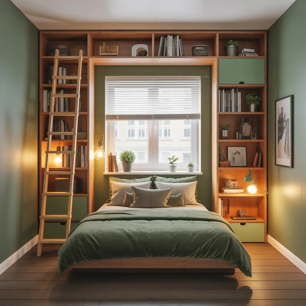 bedroom bookshelf projects