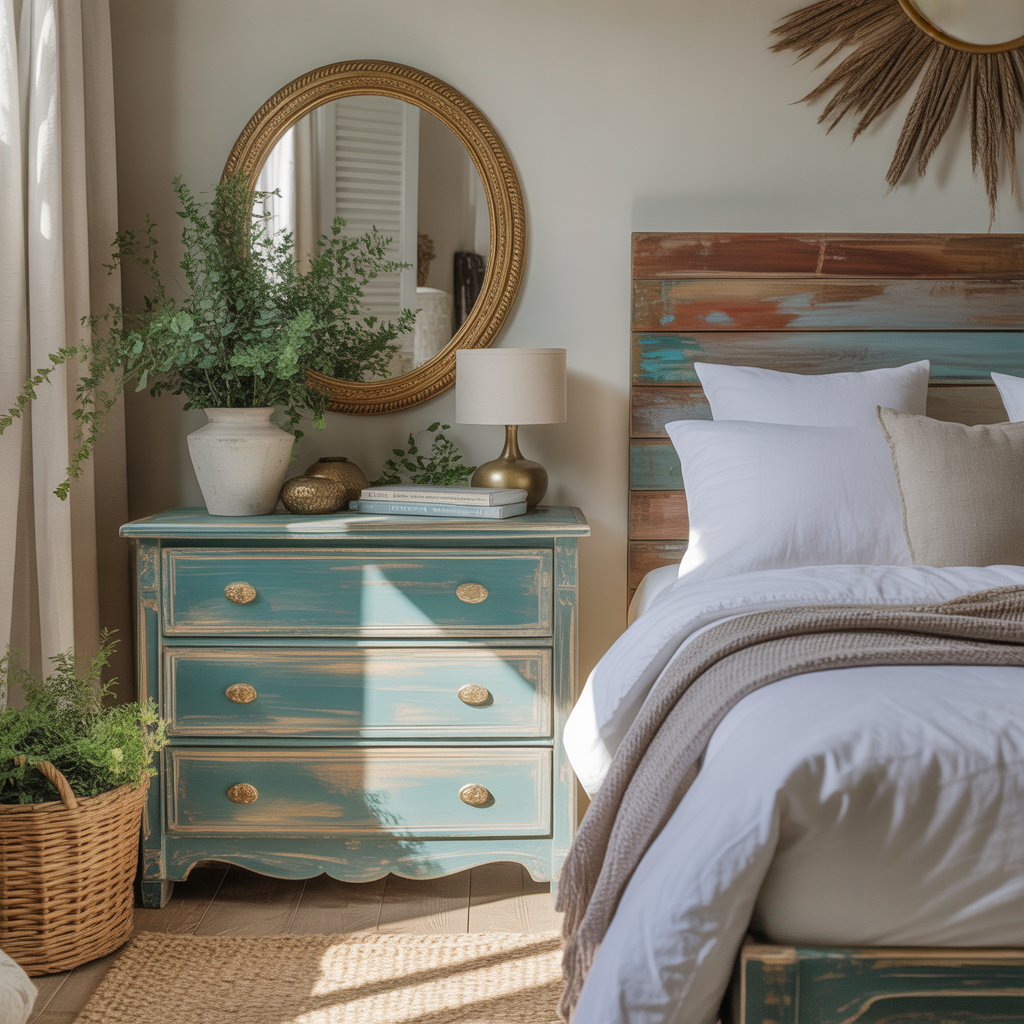 bedroom furniture painting ideas