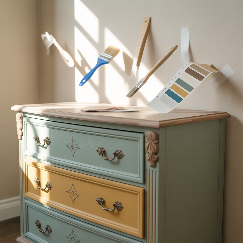 bedroom furniture painting ideas