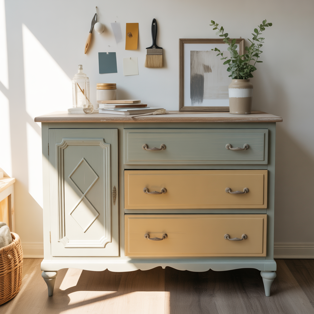 bedroom furniture painting ideas
