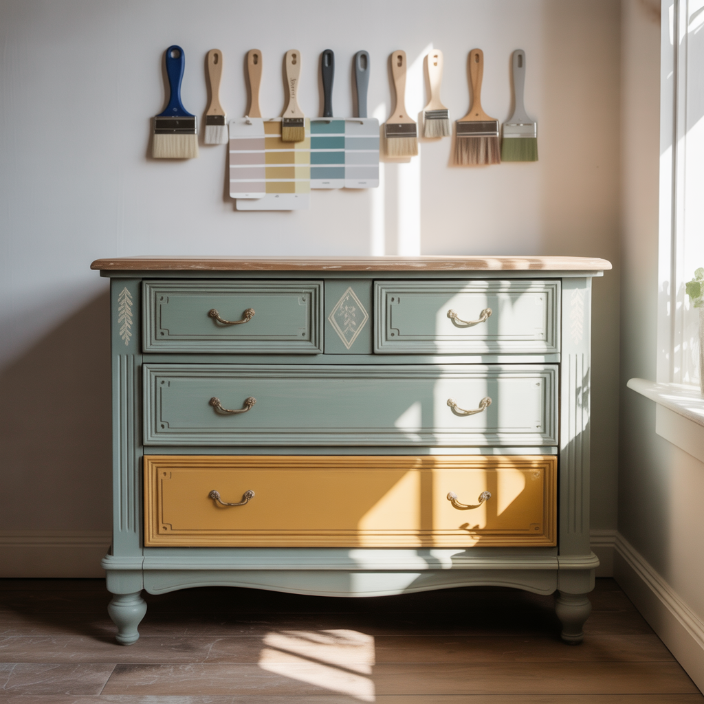 bedroom furniture painting ideas
