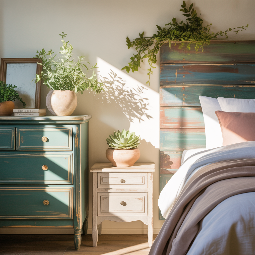 bedroom furniture painting ideas