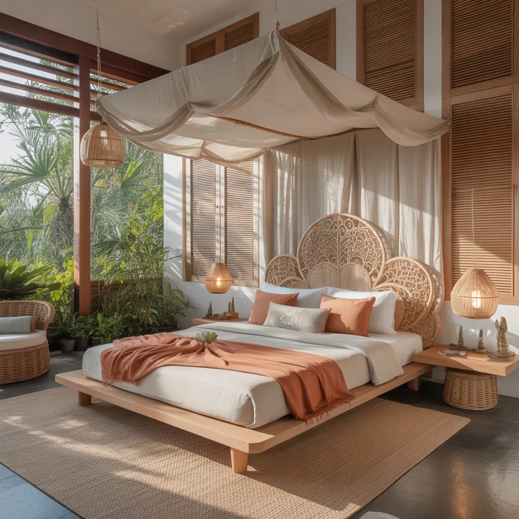 bedroom ideas bali inspired