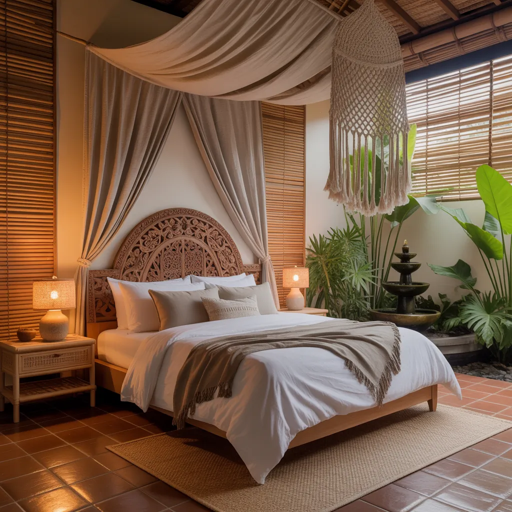 bedroom ideas bali inspired