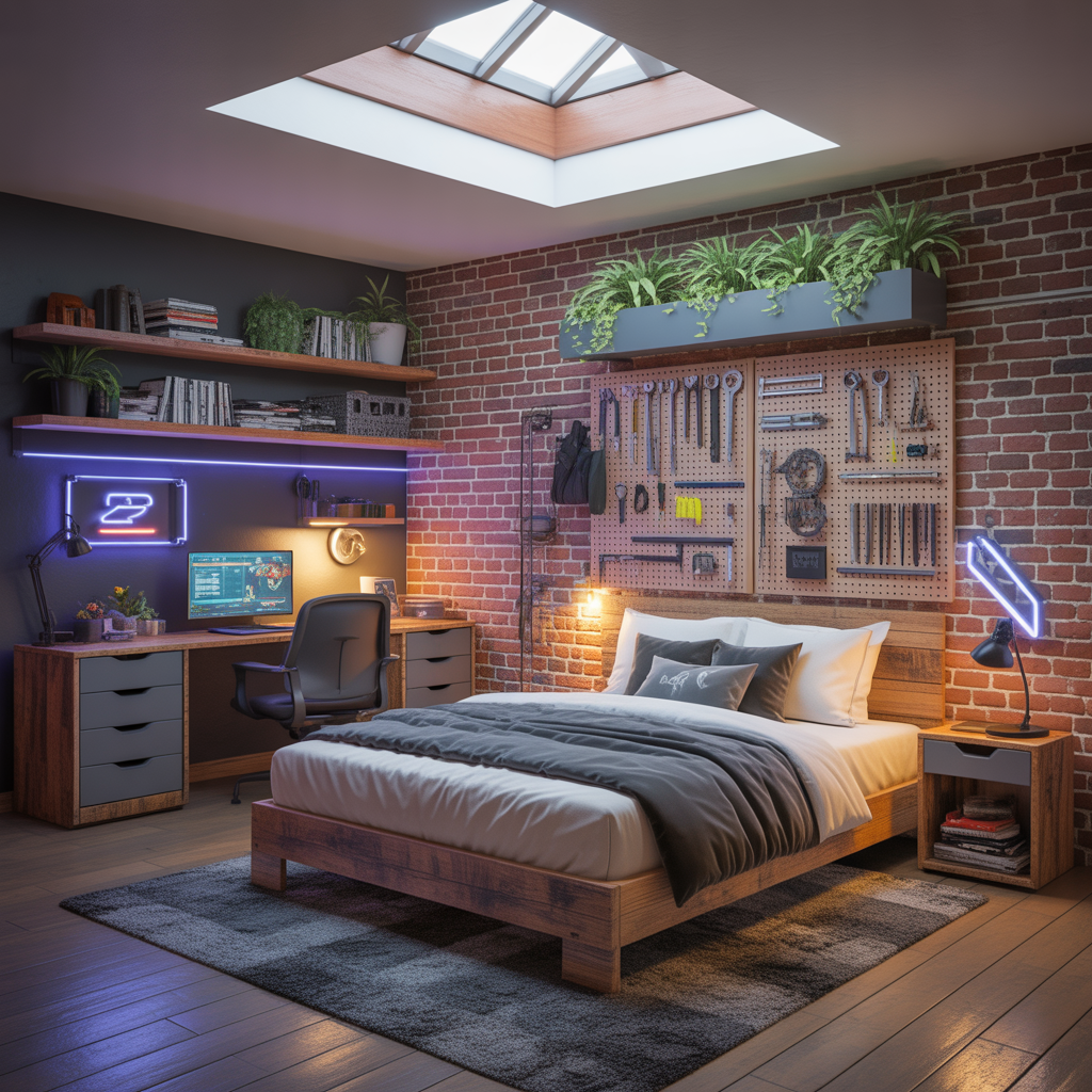 bedroom ideas for 20 year old male