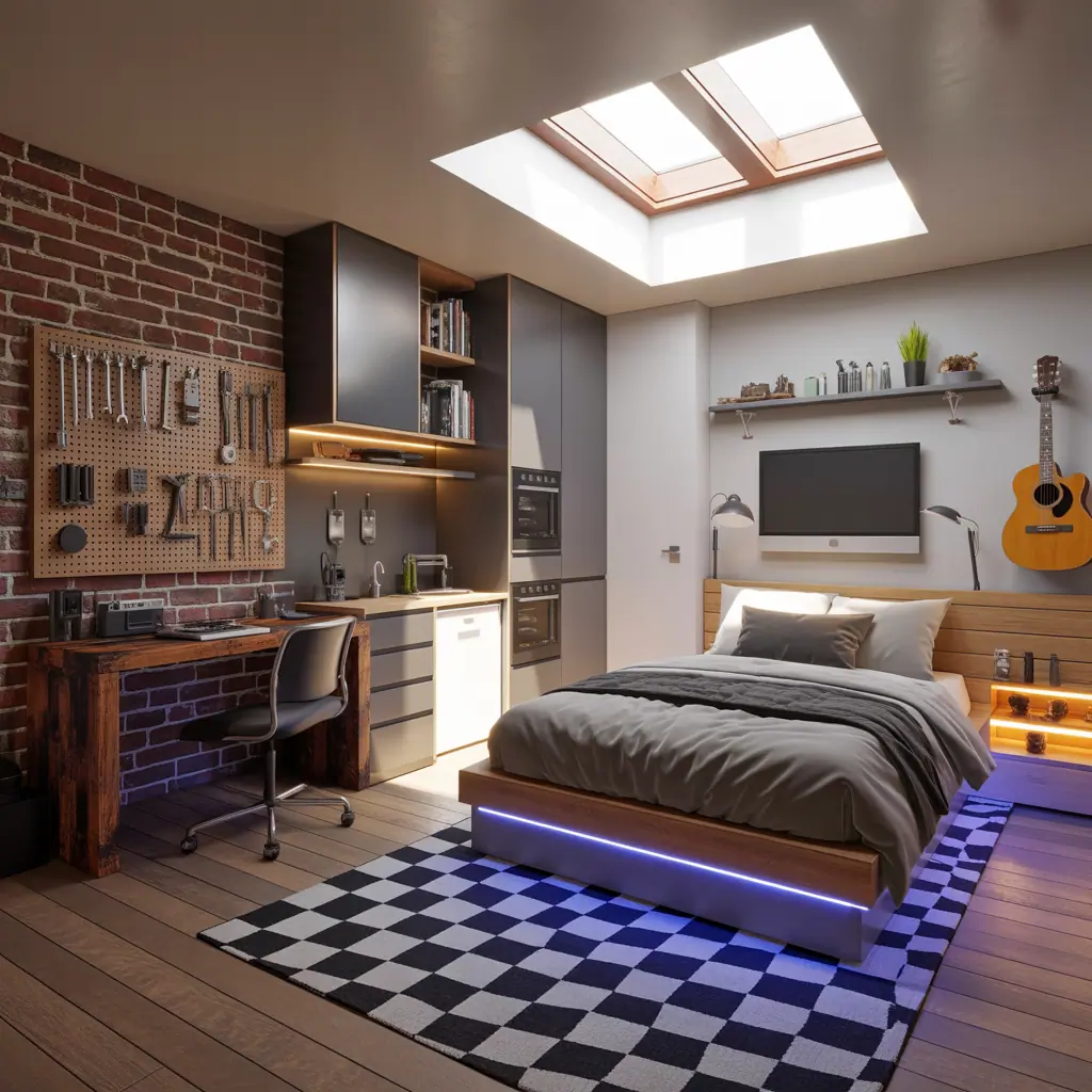 bedroom ideas for 20 year old male