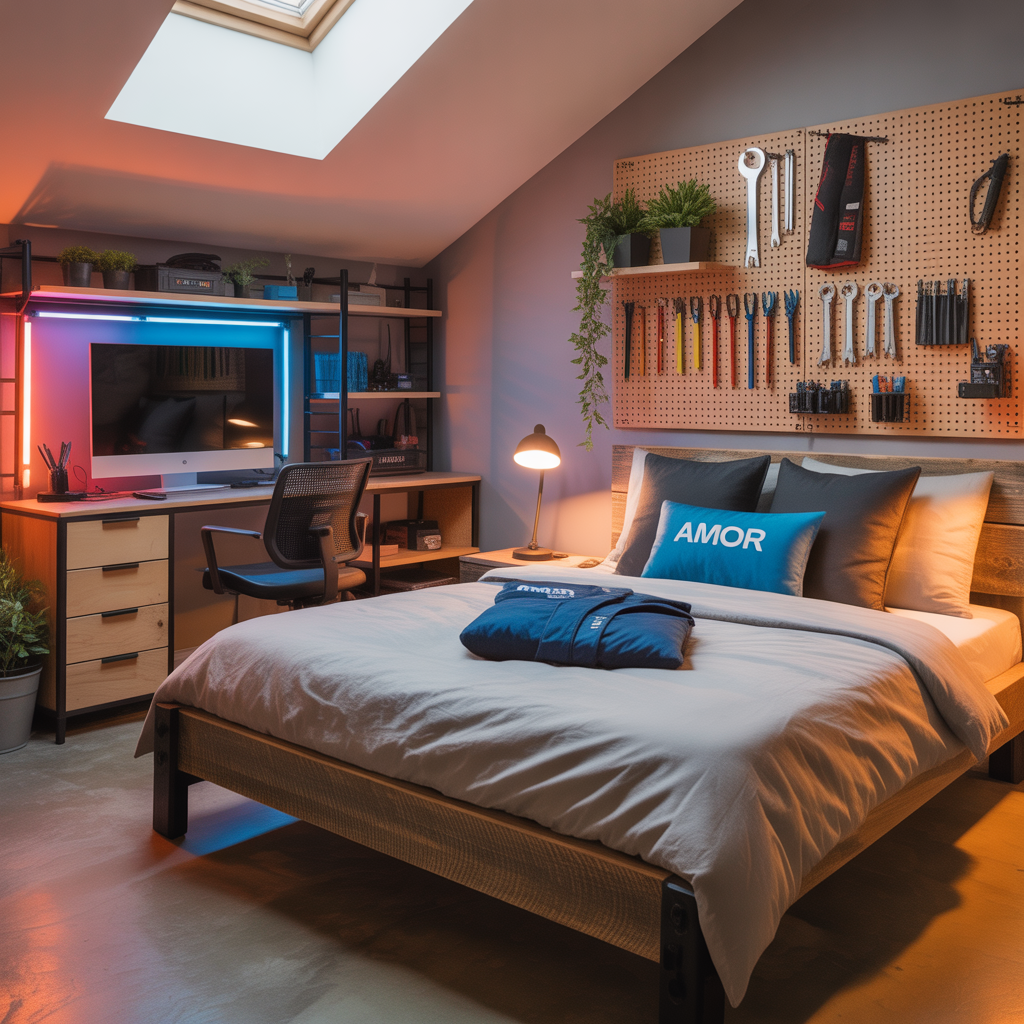 bedroom ideas for 20 year old male