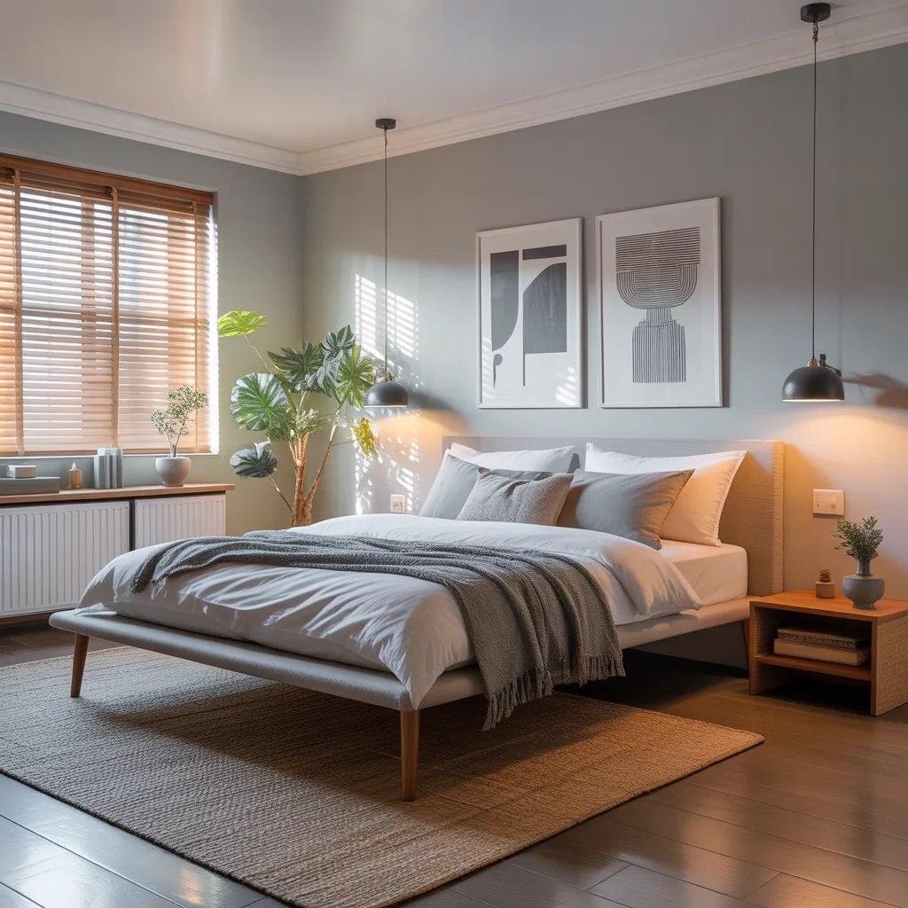 bedroom ideas light grey walls