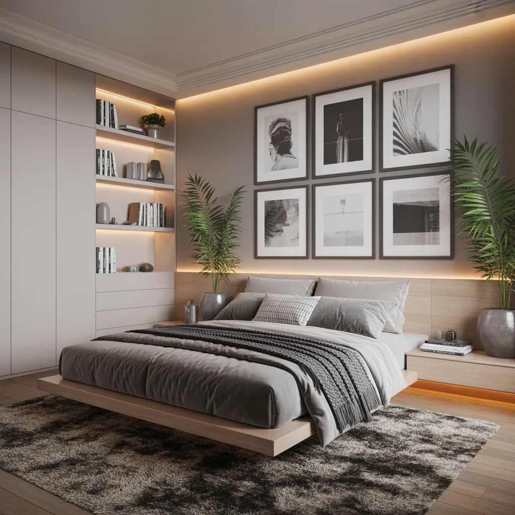 bedroom ideas light grey walls