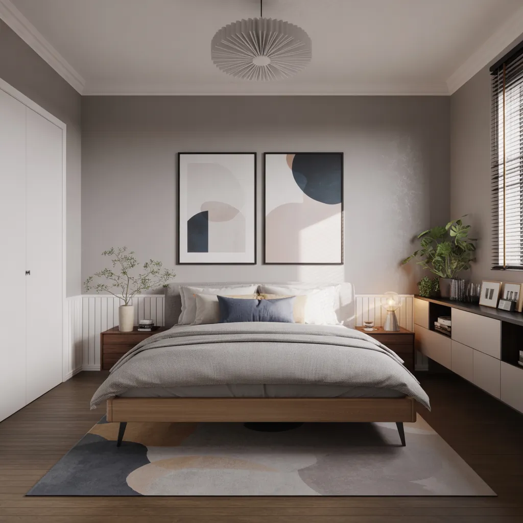 bedroom ideas light grey walls