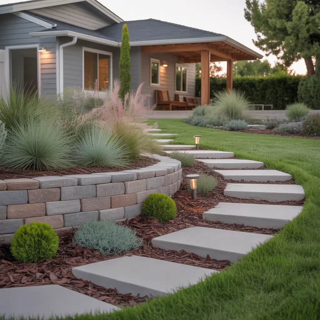 berm ideas front yard