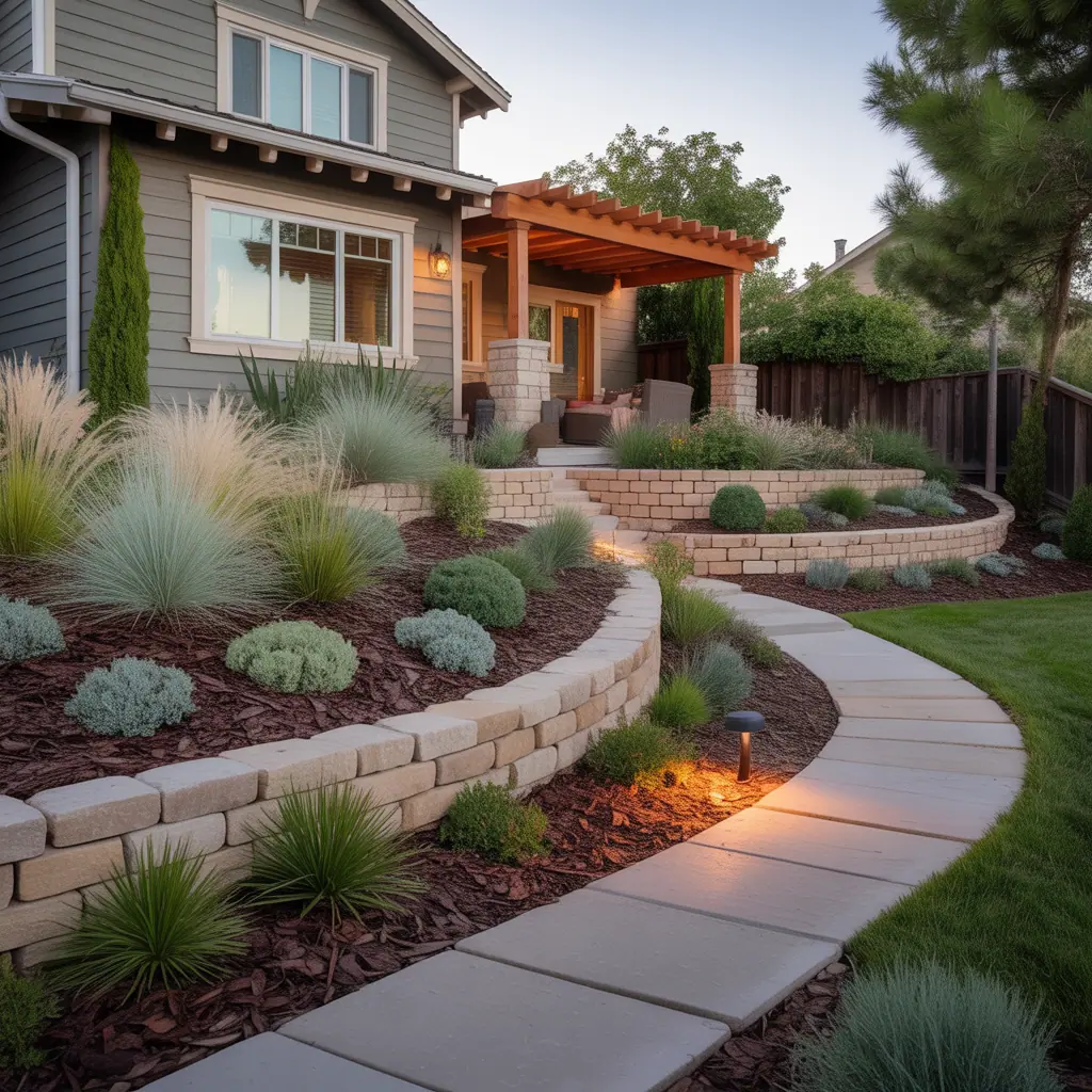 berm ideas front yard