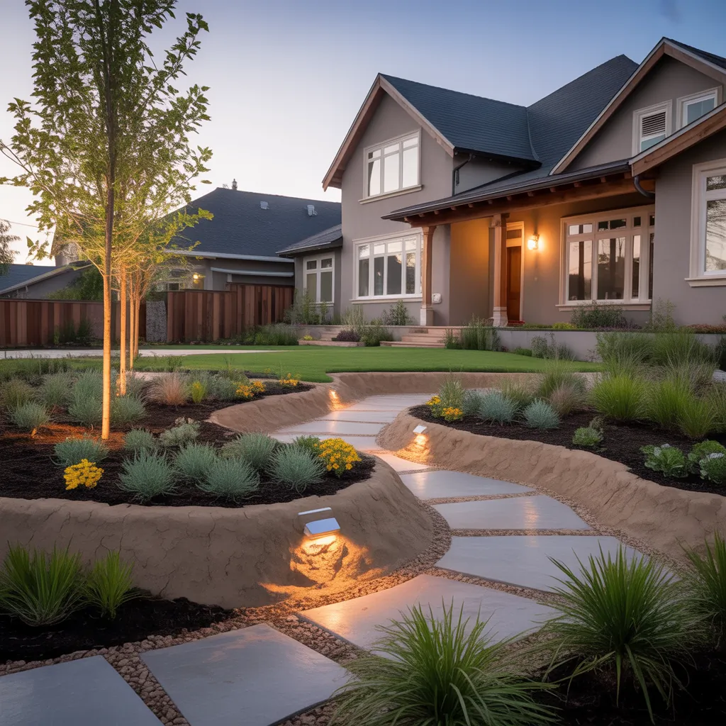 berm ideas front yard