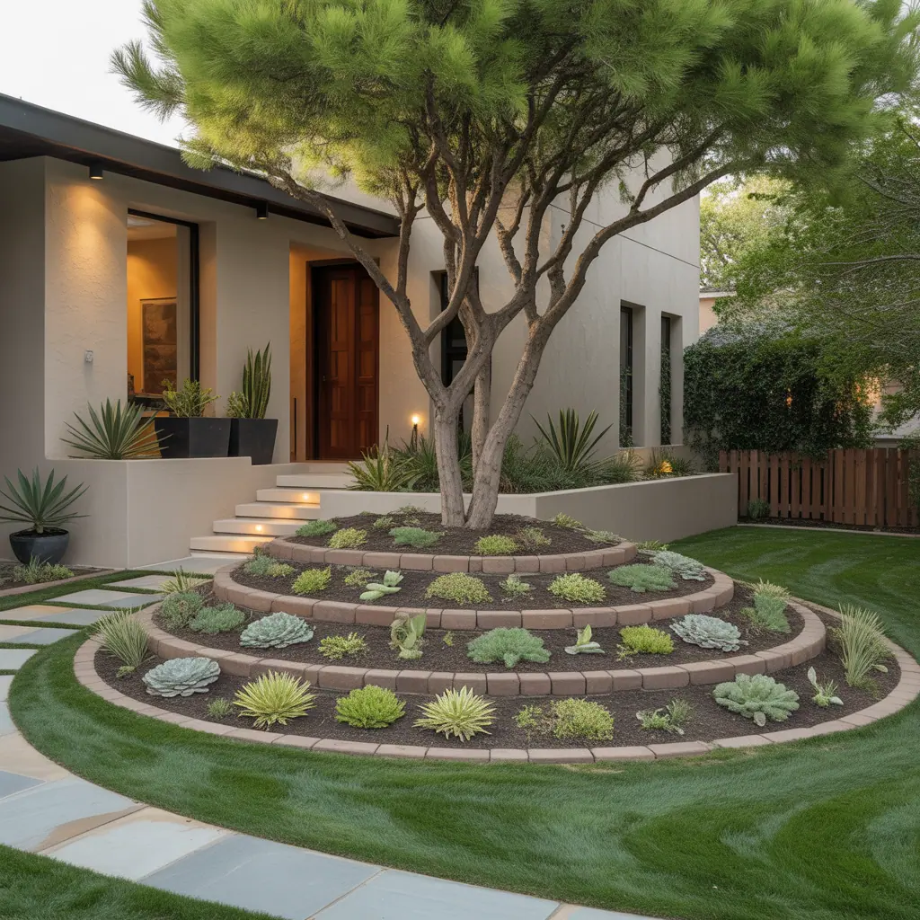 berm ideas front yard