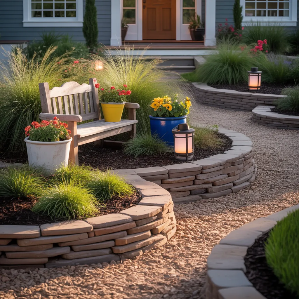 berm ideas front yard