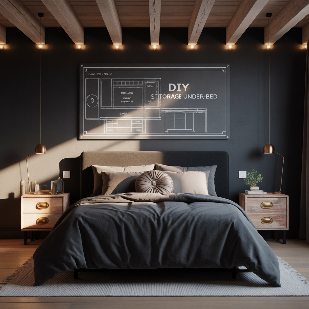 black bedding concept