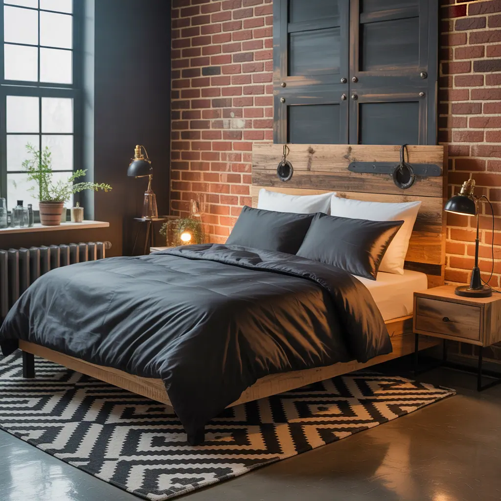 black bedding concept