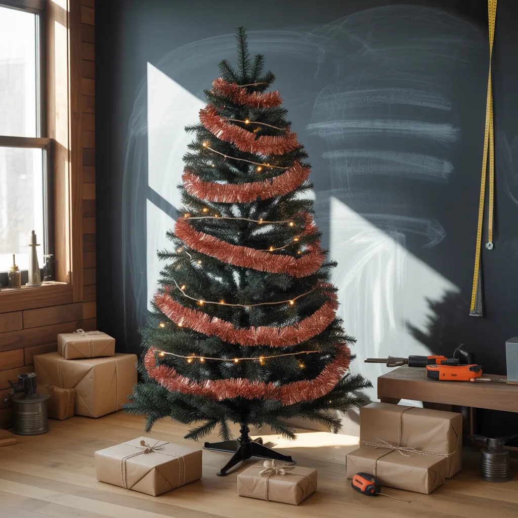 black christmas tree ideas decorated