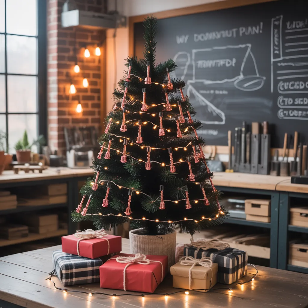 black christmas tree ideas decorated