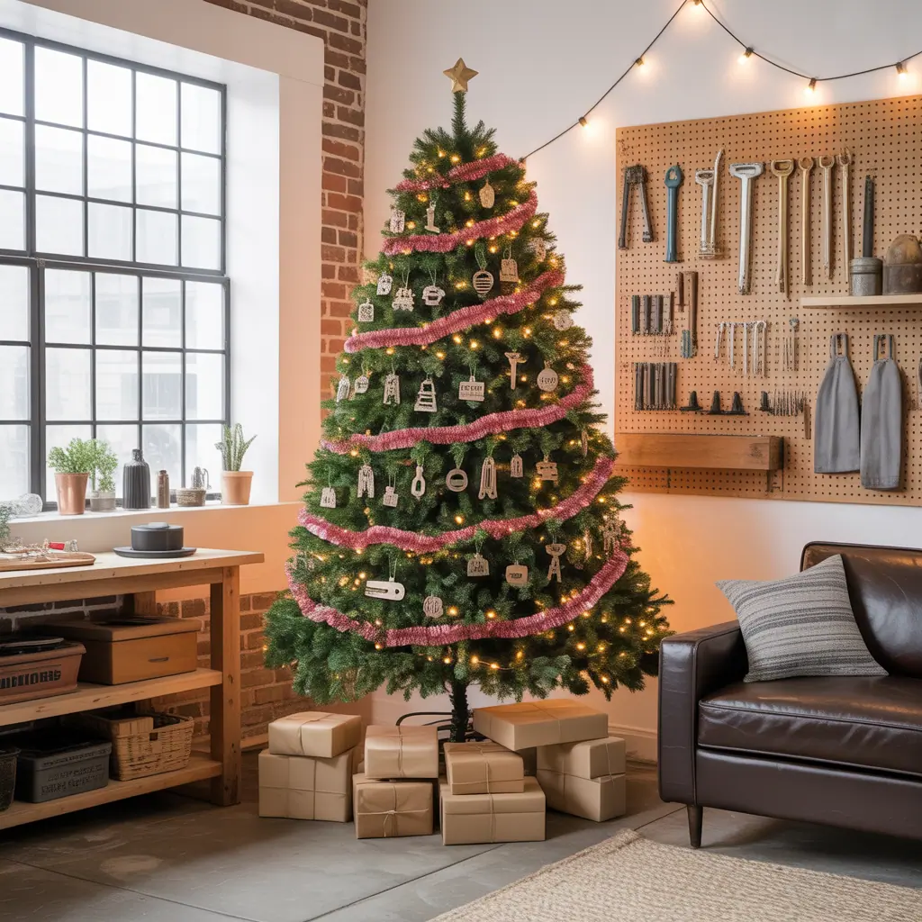 black christmas tree ideas decorated