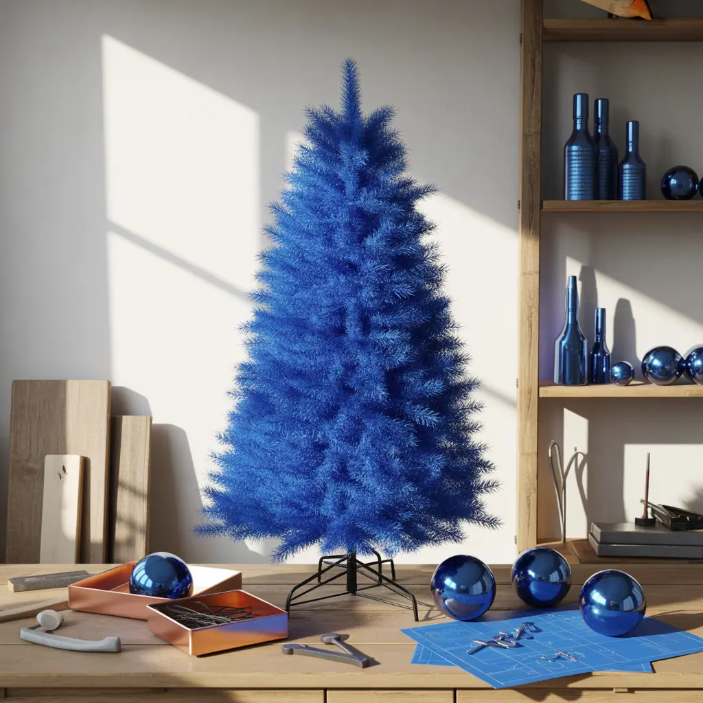 blue christmas tree ideas