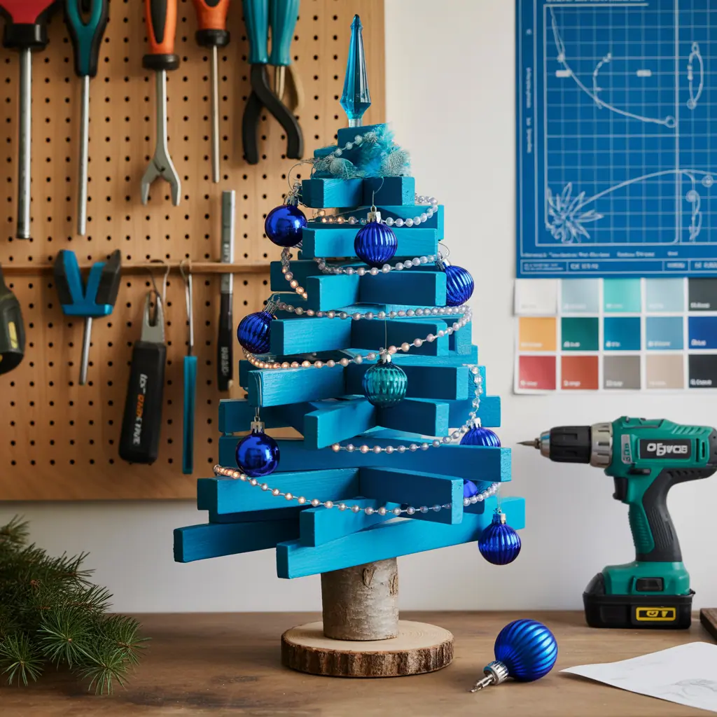 blue christmas tree ideas