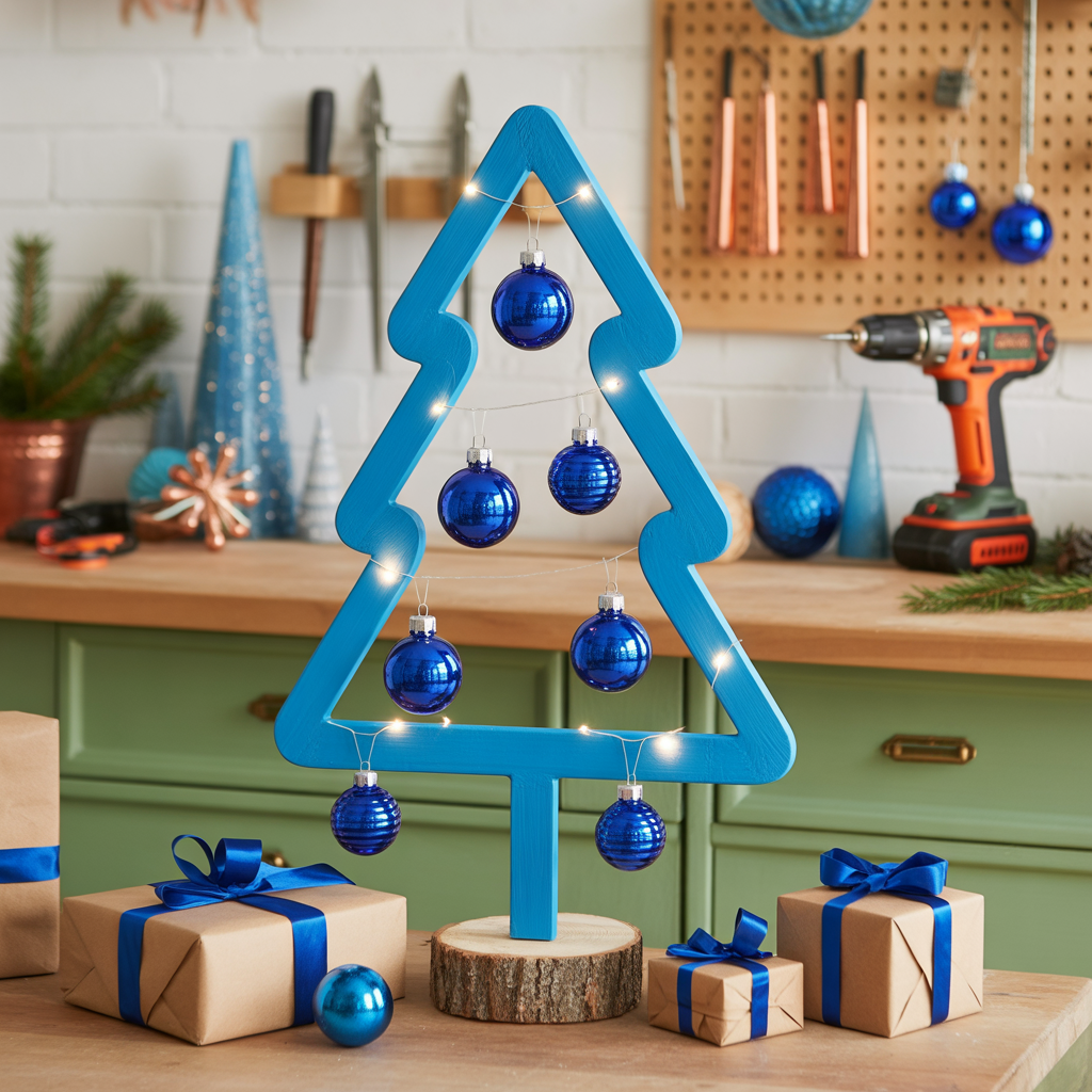 blue christmas tree ideas