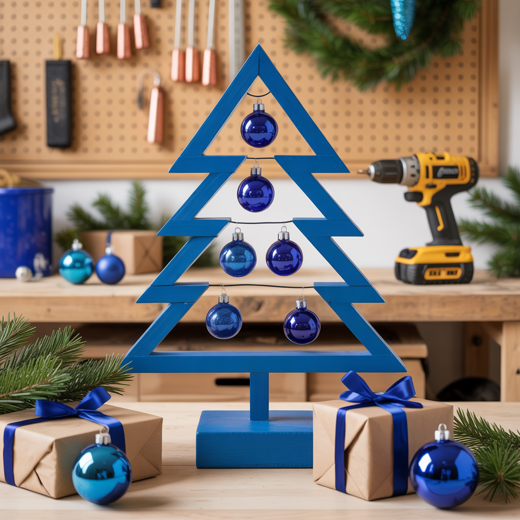blue christmas tree ideas