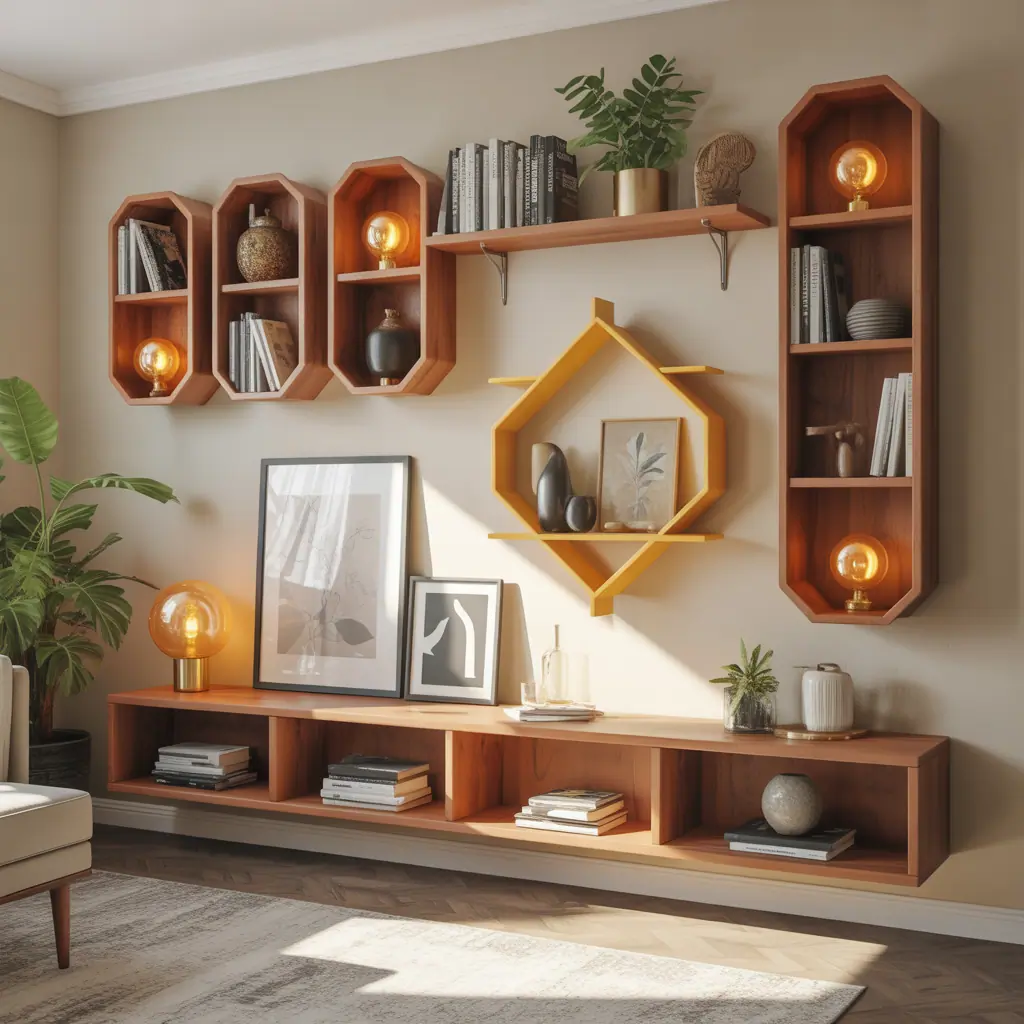 bookshelves wall ideas decor