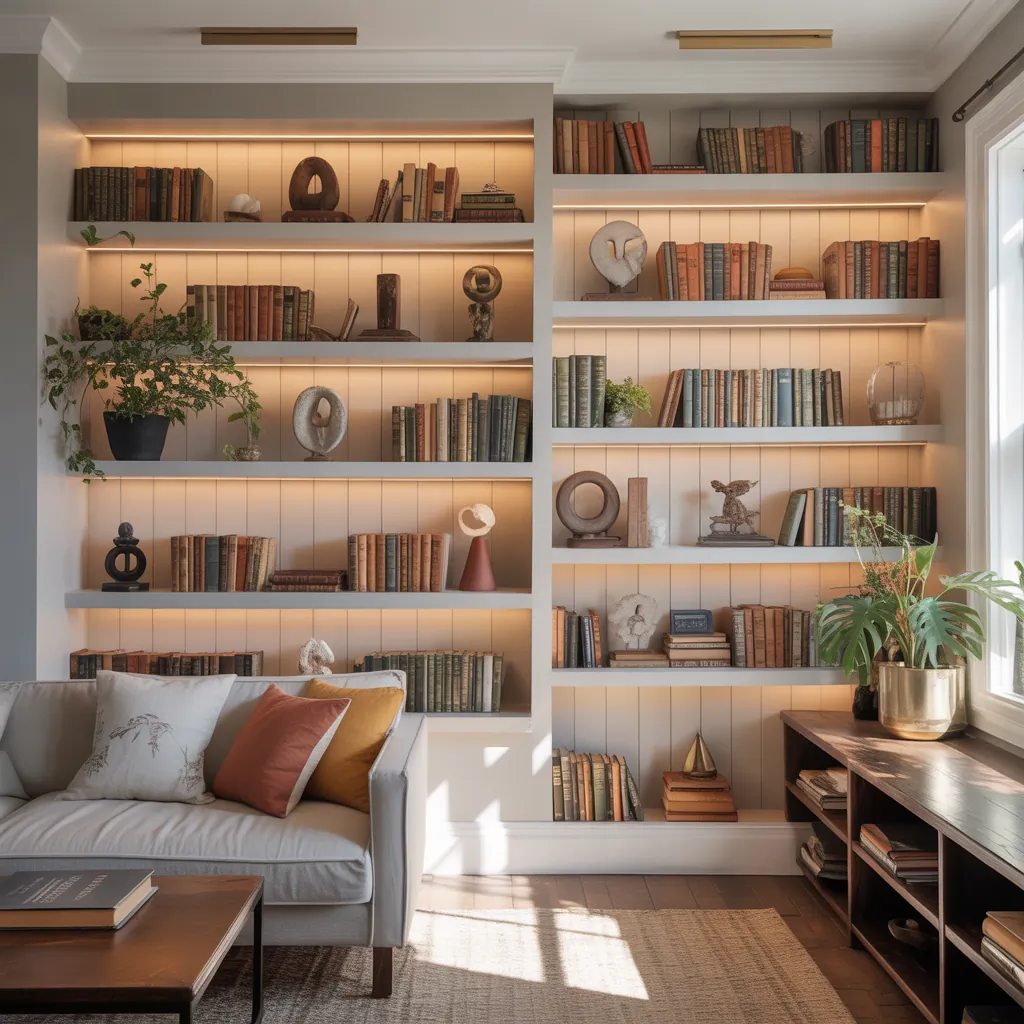 bookshelves wall ideas decor