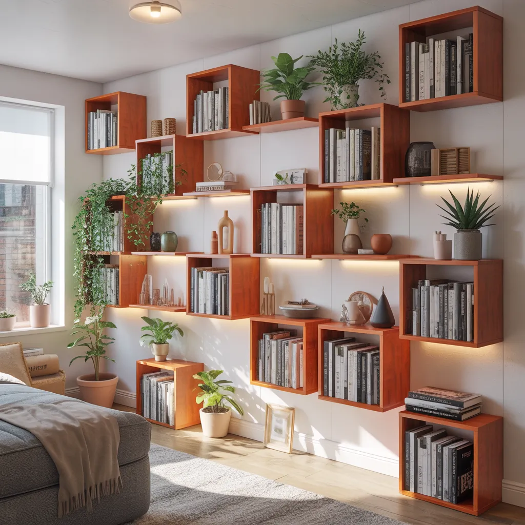 bookshelves wall ideas decor