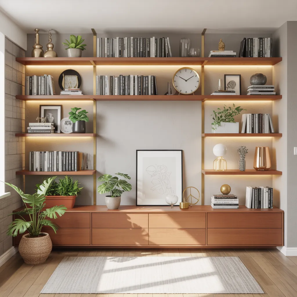 bookshelves wall ideas decor