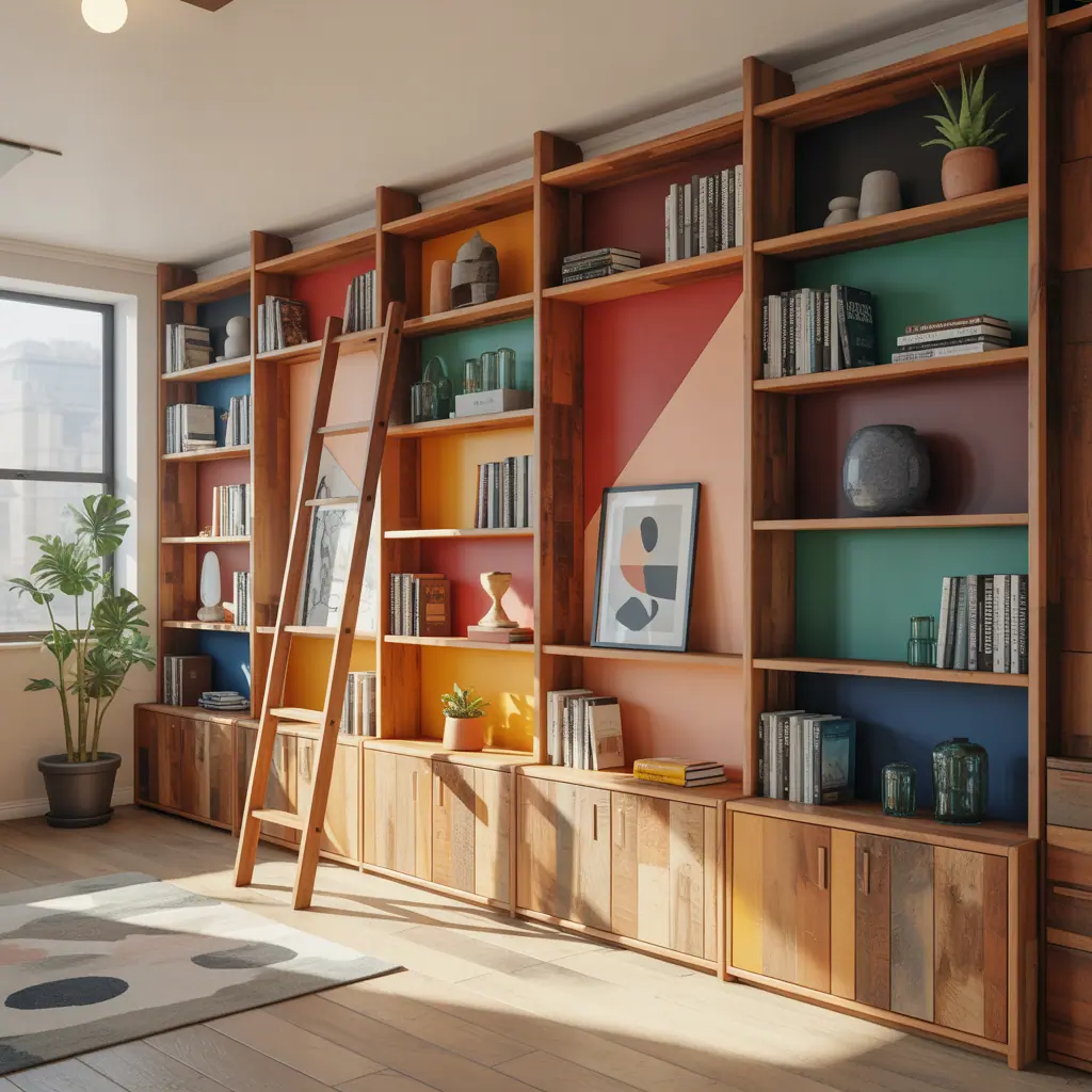 bookshelves wall ideas decor