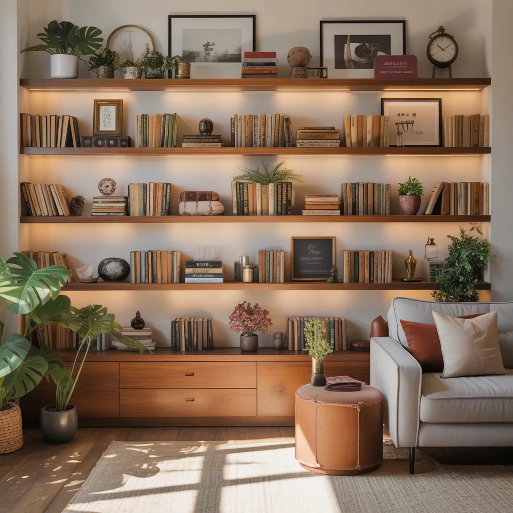 bookshelves wall ideas decor