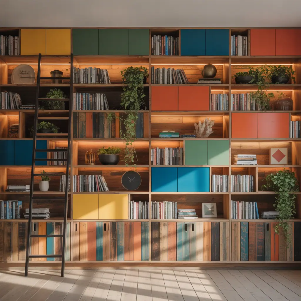 bookshelves wall ideas decor